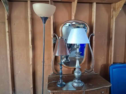 Photo of free Lamps (1307 Cedar St. Alex. MN, alley) #1