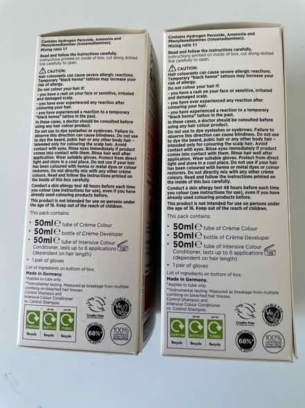 Photo of free 2 boxes Superdrug hair dye copper colour (Thorpe Hamlet NR1) #2