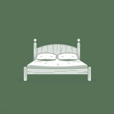 Photo of solid wood double bed (Stainton CA11) #1