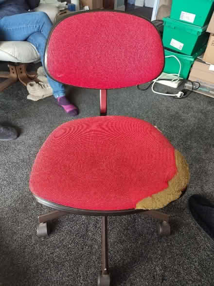 Photo of free Red spinny chair (Nether Kellet LA6) #2