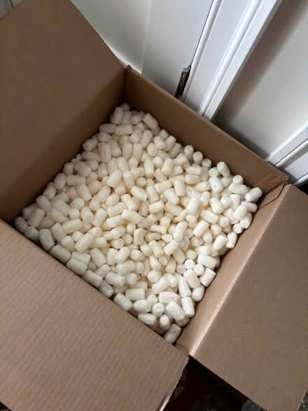 Photo of free Packing peanuts and box (16th St Heights/Petworth) #1