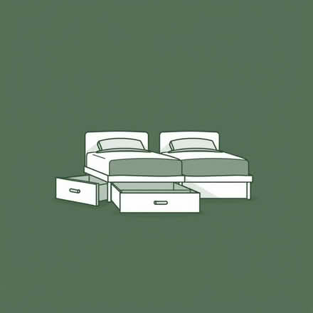 Photo of free 2 x single beds with drawers - mattresses included (Motcombe SP7) #1