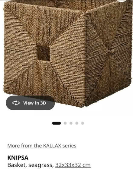 Photo of Basket/shelves for Kallax unit (Wembley) #1