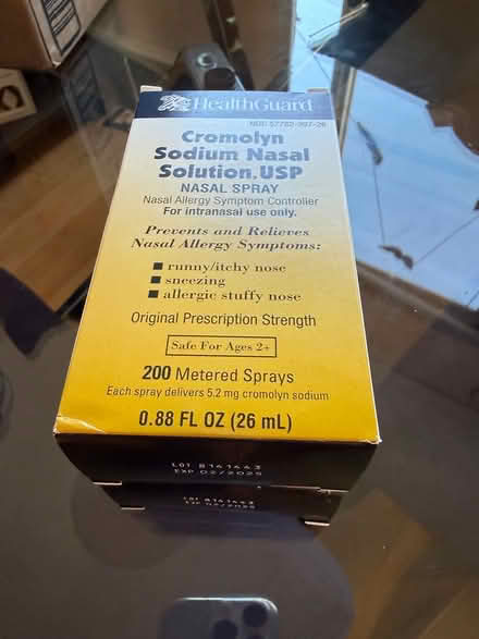 Photo of free OTC cromolyn sprays new in box (Eastlake) #1