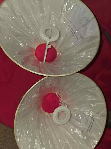 Photo of free Two cream lampshades (Alderton GL20) #2