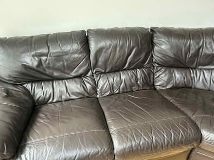 Photo of free Leather Corner Sofa & Leather Swivel Chair - Collection (Narborough LE19) #3