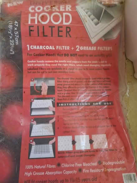 Photo of free Cooker Hood Filters (Locks Heath SO31) #1