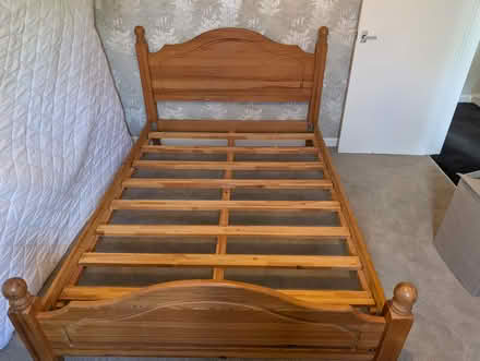 Photo of free Double Bed & Mattress (Steeple Aston, OX25) #1