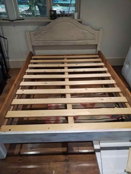 Photo of free Double Wooden bed frame (Clopton, IP13) #1