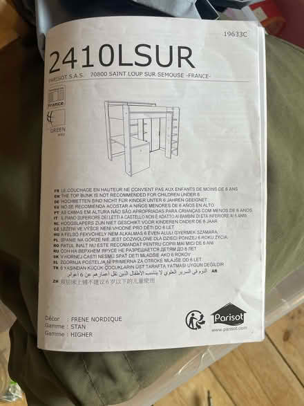 Photo of free Bunk bed, built in desk, wardrobe and shelves, no mattress (Hollingdean BN1) #4