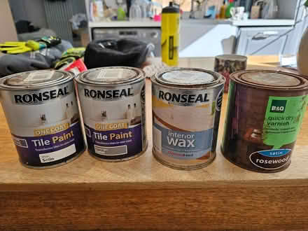 Photo of free Tile Paint, Interior Varnish/Wax (SW16 (streatham common)) #1