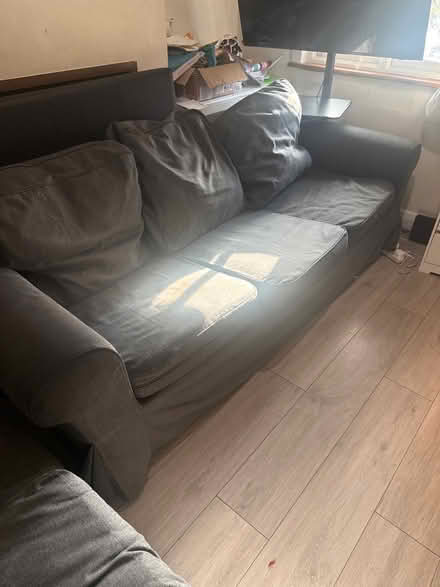 Photo of free Grey 3 seater sofa (South Norwood SE25) #2