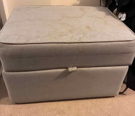 Photo of free Grey footstool storage (Brooklands Meadows Park MK10) #1