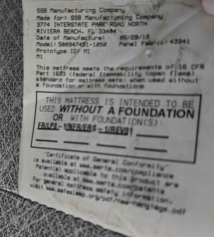 Photo of free Queen Mattress, Boxspring, & Frame (Near Crosspointe Elementary) #4