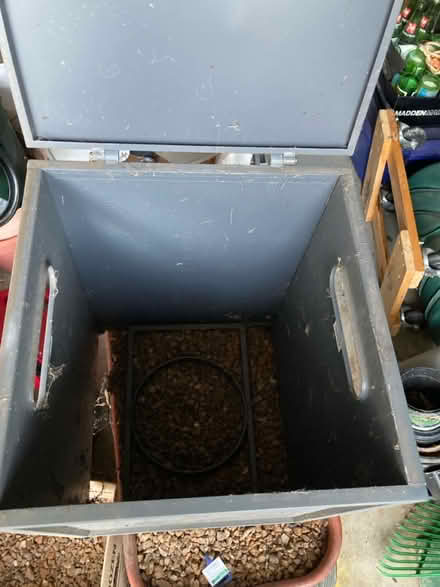 Photo of free Metal “cabinet” for gas tank (Southside Indy) #2