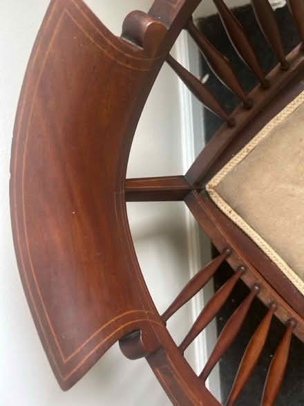 Photo of free Antique Corner Chair (Finsbury Park N4) #2