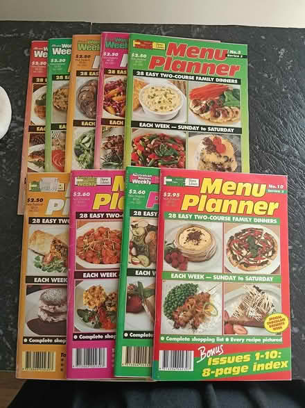 Photo of free aww menu planner cookbooks (byford) #1