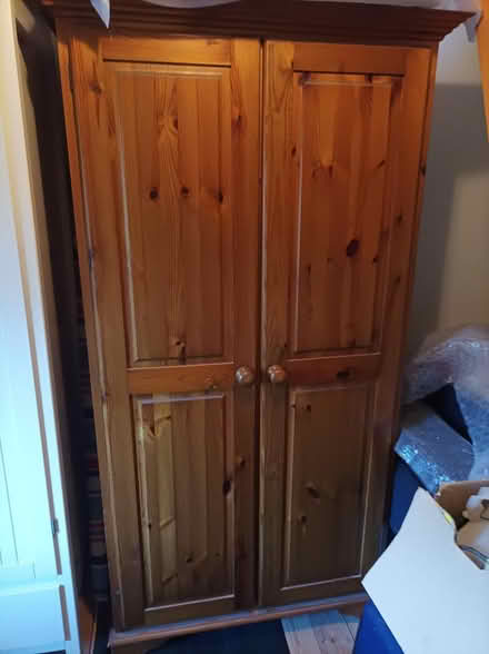 Photo of free Pine wardrobe (Woodingdean BN2) #1