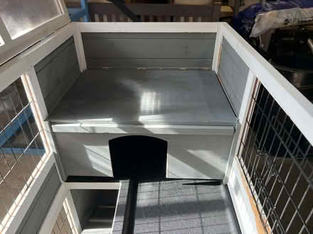 Photo of free Double decker used rabbit hutch (Guiseley LS20) #3