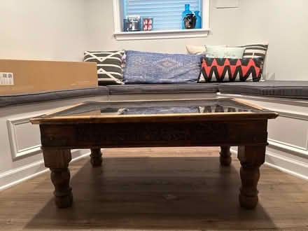Photo of free sturdy wood coffee table (Bloomingdale) #1