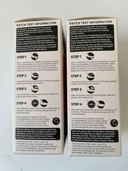 Photo of free 2 boxes Superdrug hair dye copper colour (Thorpe Hamlet NR1) #4