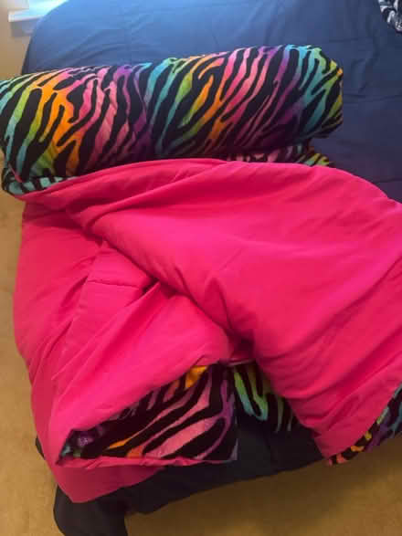 Photo of free Double sized rainbow comforter (North Charlottesville) #2