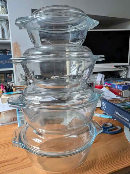 Photo of free Set 4 Pyrex casserole dishes (Abraham Heights LA1) #1