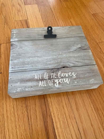 Photo of free Wood Picture Holder (Roselle Rd & 390) #1