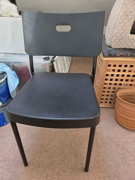 Photo of free Black plastic chair (Brincliffe S11) #1
