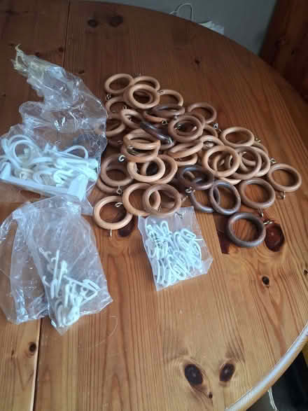 Photo of free A selection of curtain hanging hooks (Rhayader LD6) #1