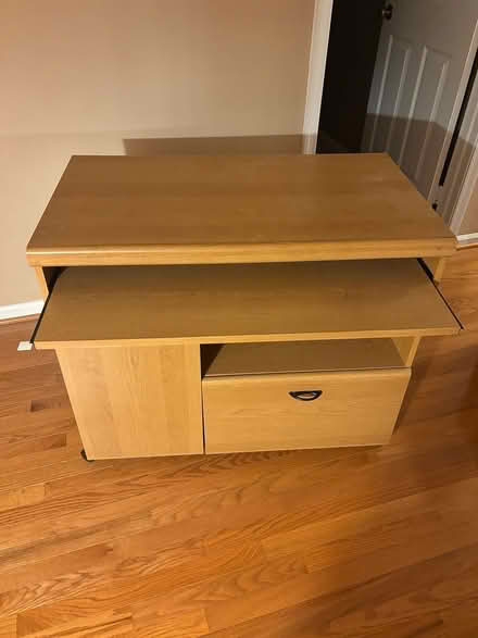 Photo of free Computer desk with storage 36x20x30 (Kinross Cir, Herndon) #3