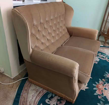Photo of free Brown fabric sofa (Bulverhythe TN38) #2