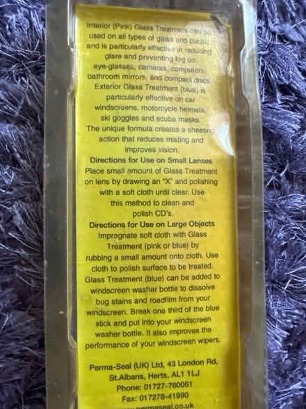 Photo of free Glass treatment sticks (Ashford TW15) #2
