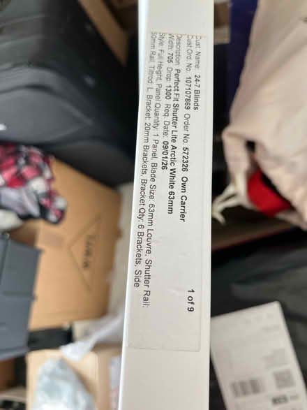 Photo of free Perfect fit Venetian blind (Paisley PA3) #2