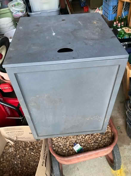 Photo of free Metal “cabinet” for gas tank (Southside Indy) #1