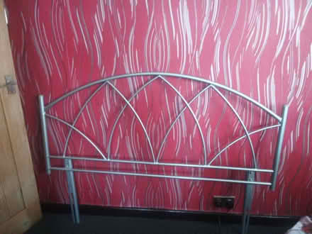 Photo of free Metal head board (Blackpool.FY3) #1