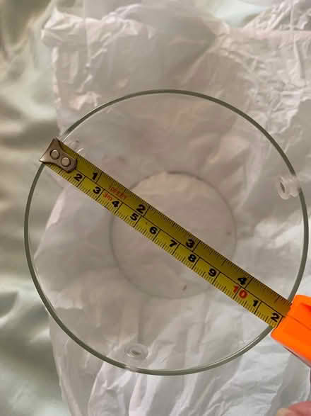 Photo of free 2 clear glass lampshades (Haworth BD22) #4