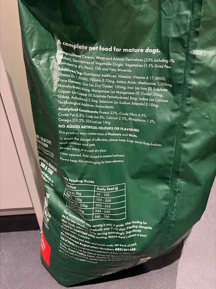 Photo of free Half a bag of dog food (Chiswell Green AL2) #3