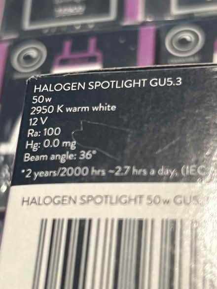 Photo of free Halogen Spotlight GU 5.3 50W 12 V x10 (Dursley GL11) #3