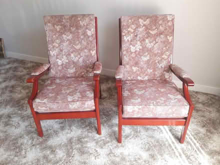 Photo of free 2x firm but comfortable chairs (Shawbury SY4) #1