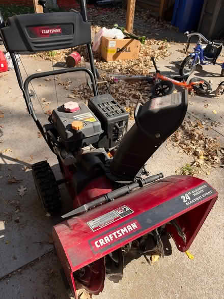 Photo of free Craftsman 24” snowblower (Lexington-Hamline neighborhood) #1
