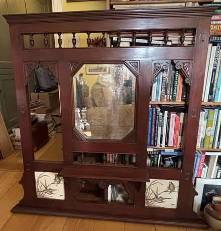 Photo of free Edwardian wall mounted hall stand (FelixstoweWoodbridgeFreegle CGA IP12) #1
