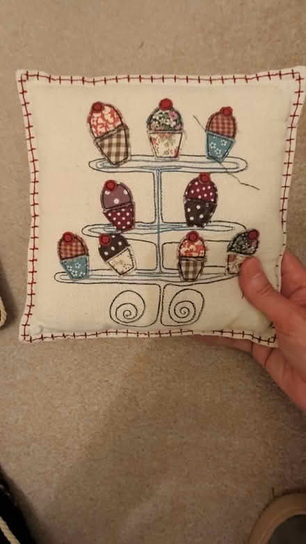 Photo of free Small cushion (Bernards Heath AL1) #1