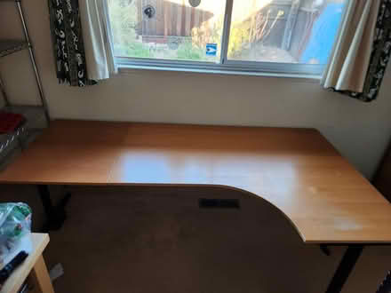 Photo of free Very sturdy corner desk (Sunnyvale (Wolfe & Homestead)) #3