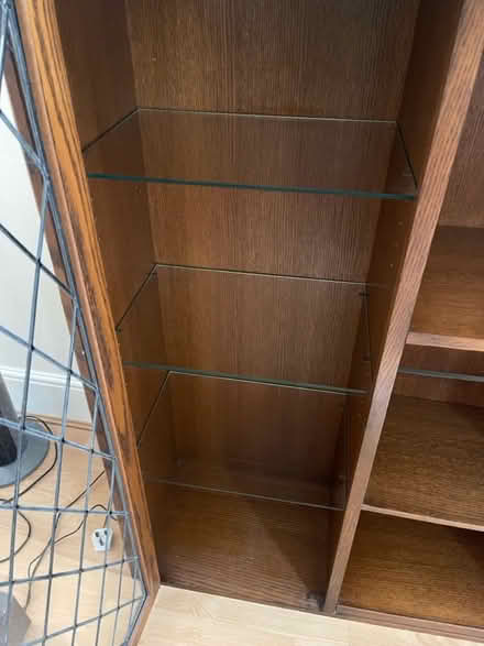 Photo of free Wooden Display Cabinet (Epsom) #3
