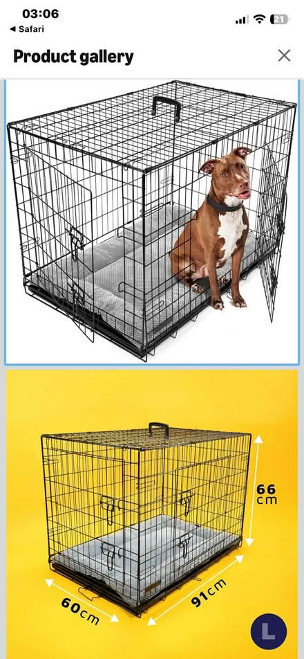 Photo of Dog cage (Chorley Moor PR7) #1