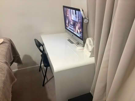 Photo of free white computer desk & 2 clothes stands (Stanford-Le-Hope SS17) #3