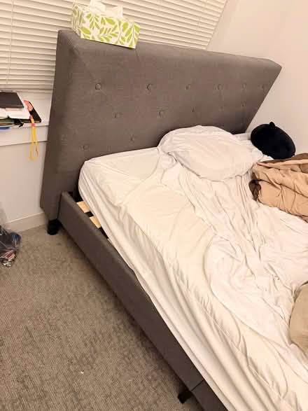 Photo of free bad mattress (02135) #1