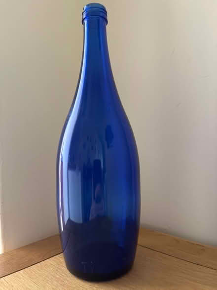 Photo of free Empty blue bottle (Poplars SG2) #1