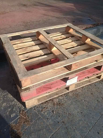 Photo of free 3 wooden pallets (Upton CH49) #1